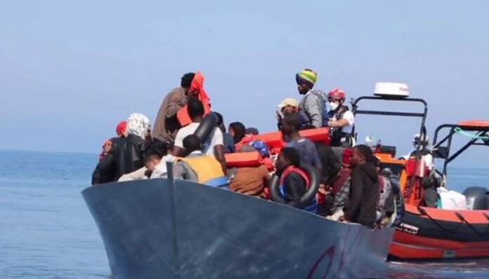 Foto generica di migranti