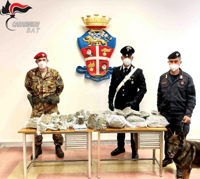 Sequestro di droga a Barletta