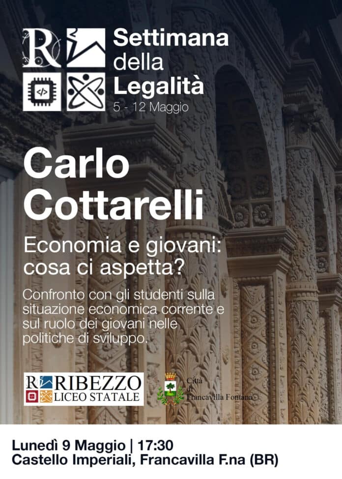 Locandina Cottarelli a Francavilla Fontana