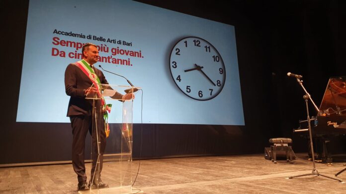 Foto dell'evento cinquant'anni Accademia Belle arti di Bari