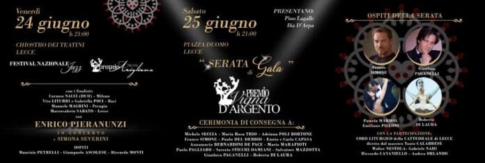 Locandina del premio Vigna d'Argento Lecce