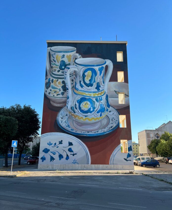 Foto del murale ceramiche Nardò