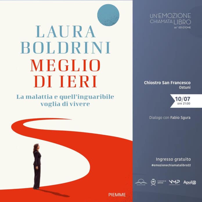 Locandina evento Laura Boldrini Ostuni