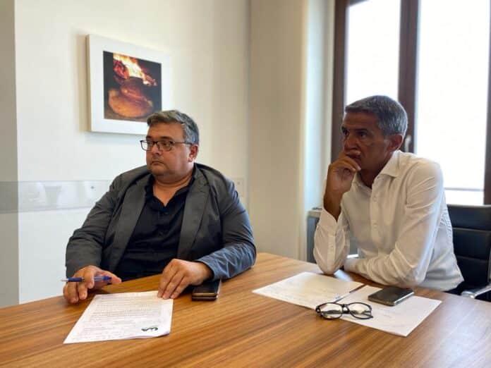 Foto di Giannicola D'Amico e Donato Pentassuglia