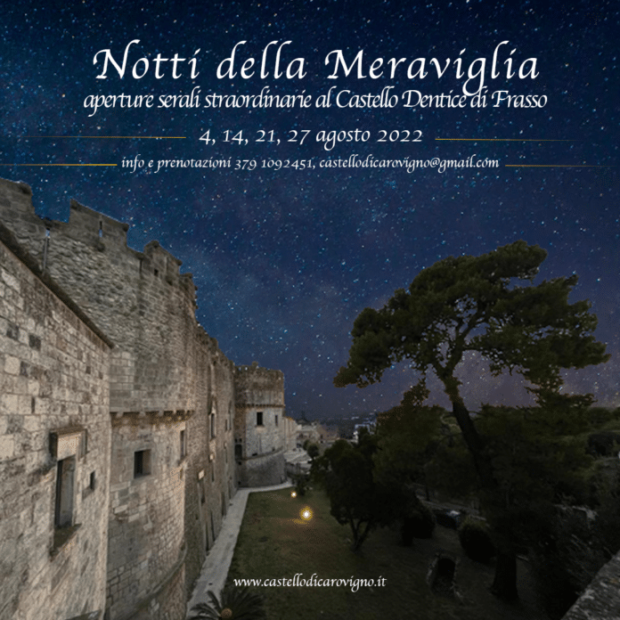 Locandina dell'evento notti della meraviglia