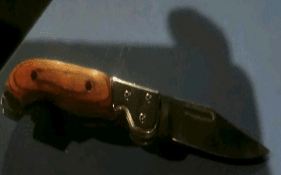 Foto del coltello a serramanico