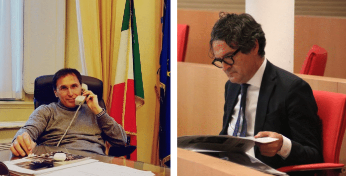 La foto di Francesco Boccia e di Fabiano Amati