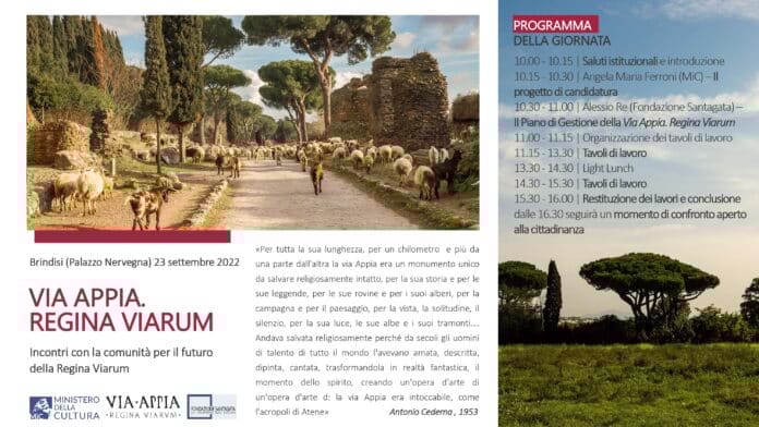 Locandina dell'evento Via Appia Regina Viarum