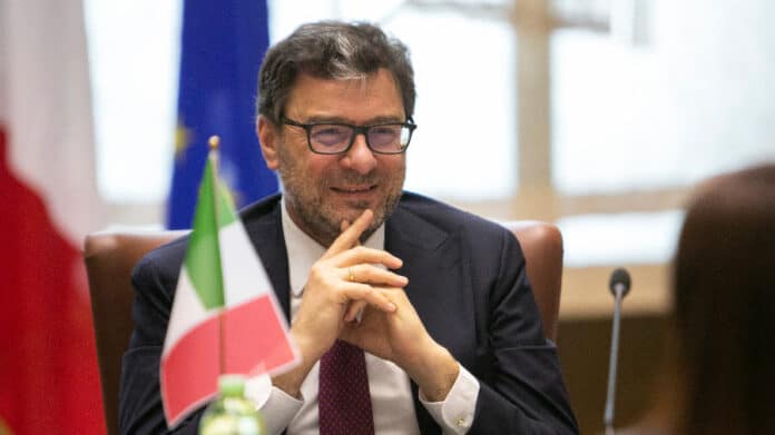 Foto ministro Giancarlo Giorgetti