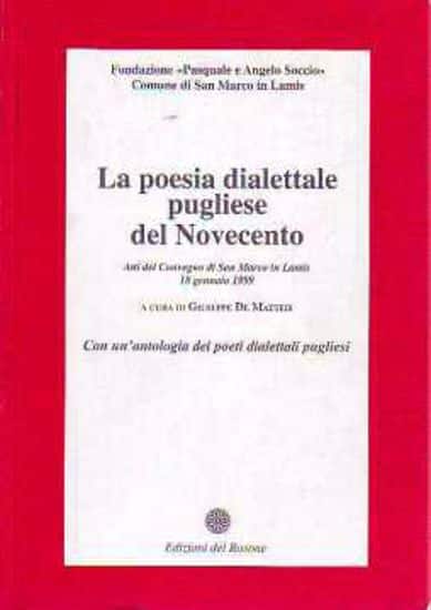 Foto libro La poesia dialettale pugliese del Novecento