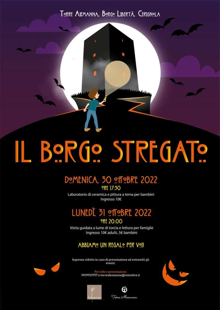 Locandina dell'evento il borgo stregato