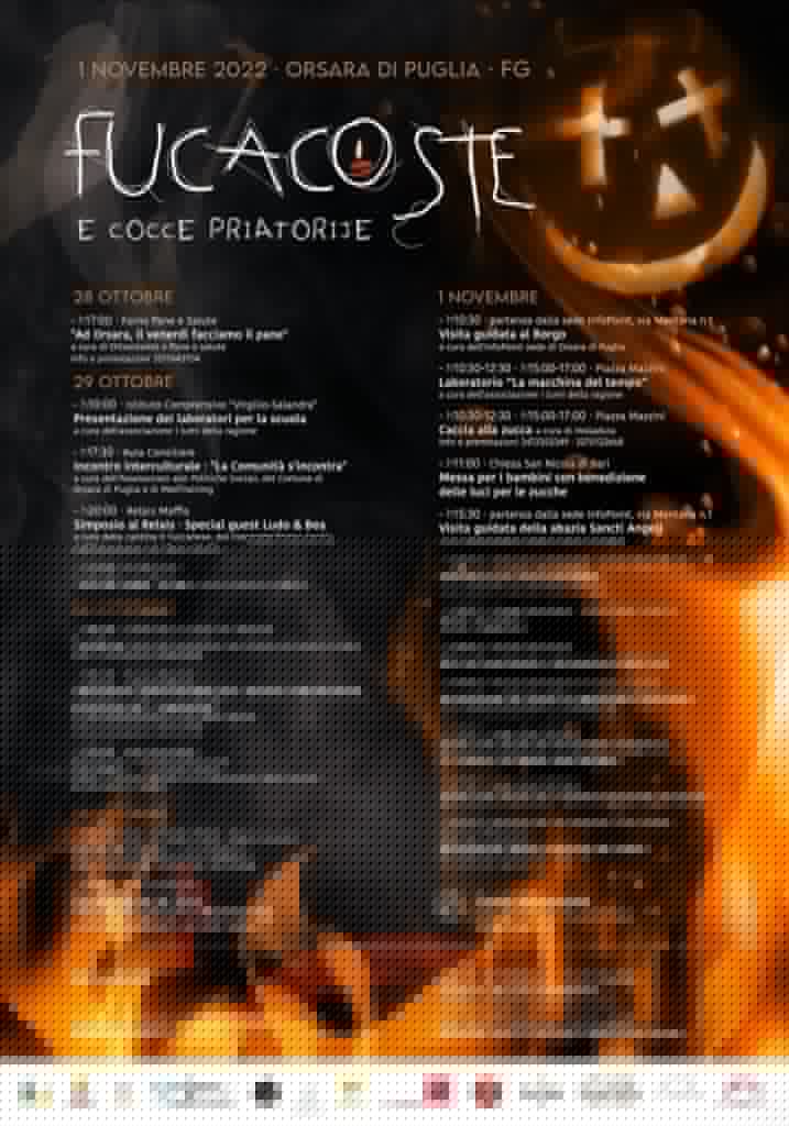 Programma dell'evento Fucacoste 2022