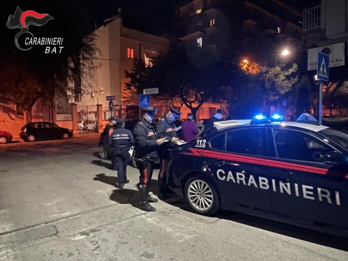 Foto dei controlli baby gang