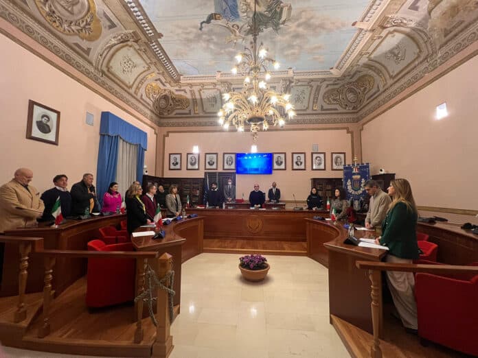 Foto del consiglio comunale Castellana Grotte