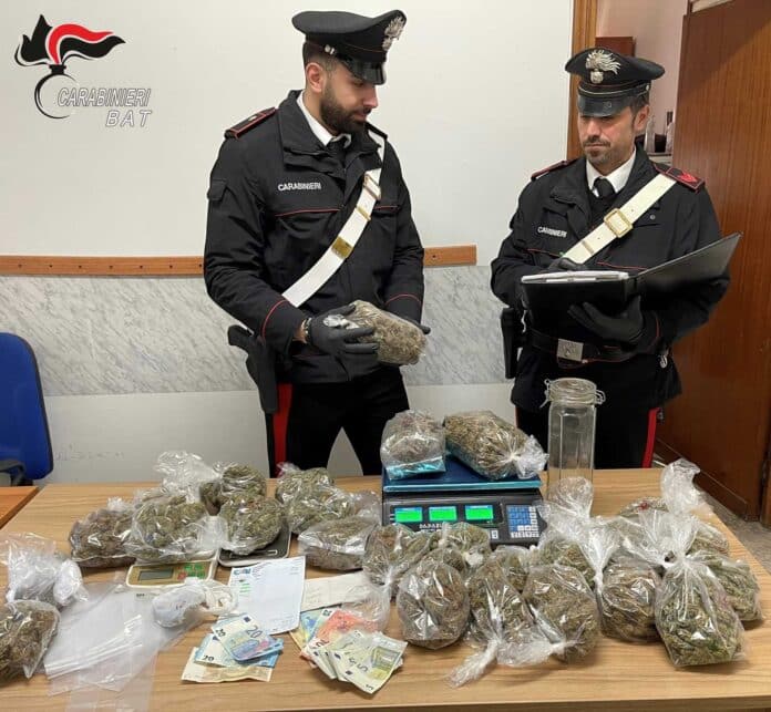 Foto del materiale sequestrato