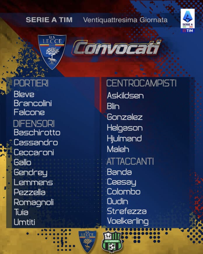 Foto di Lecce-Sassuolo