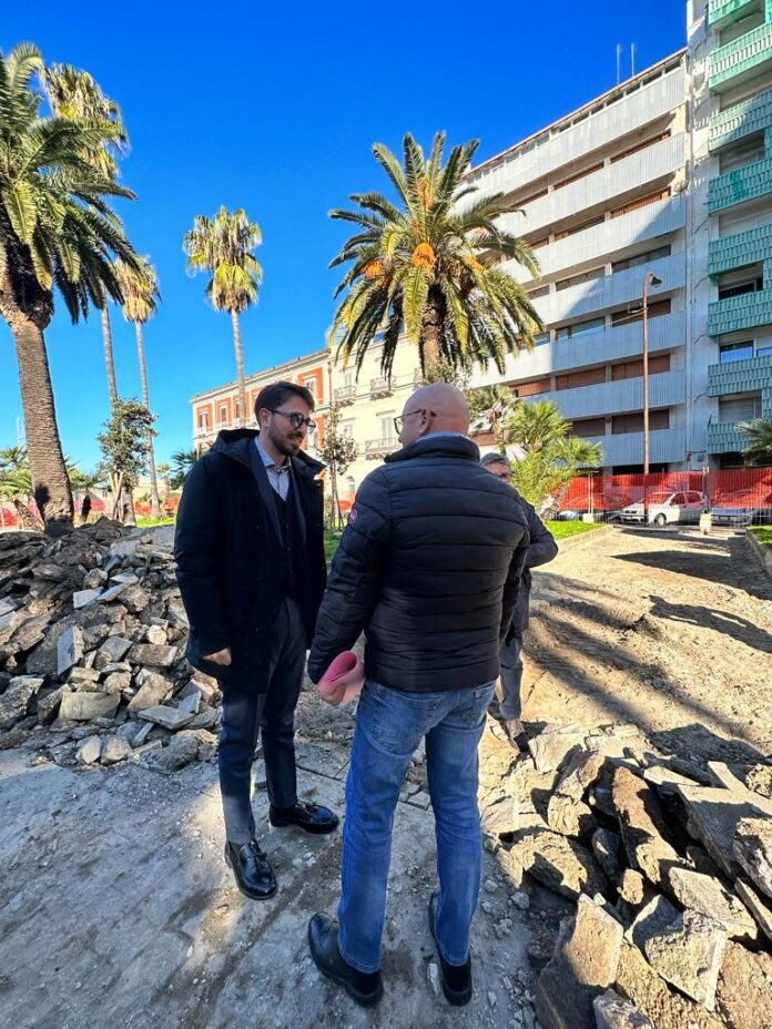 Foto del sopralluogo lavori pubblici Taranto