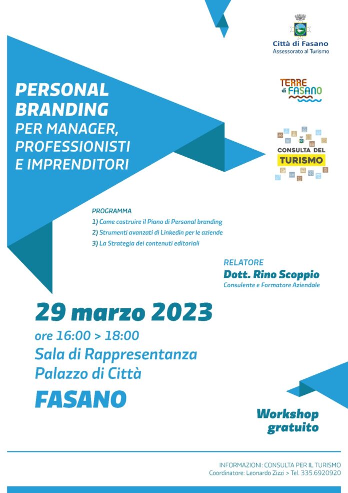 Locandina dell'evento Personal Branding