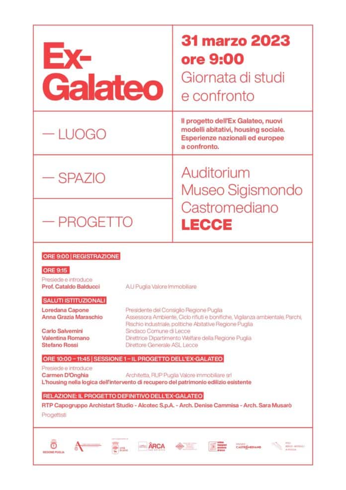 Locandina dell'evento convegno Ex-Galateo