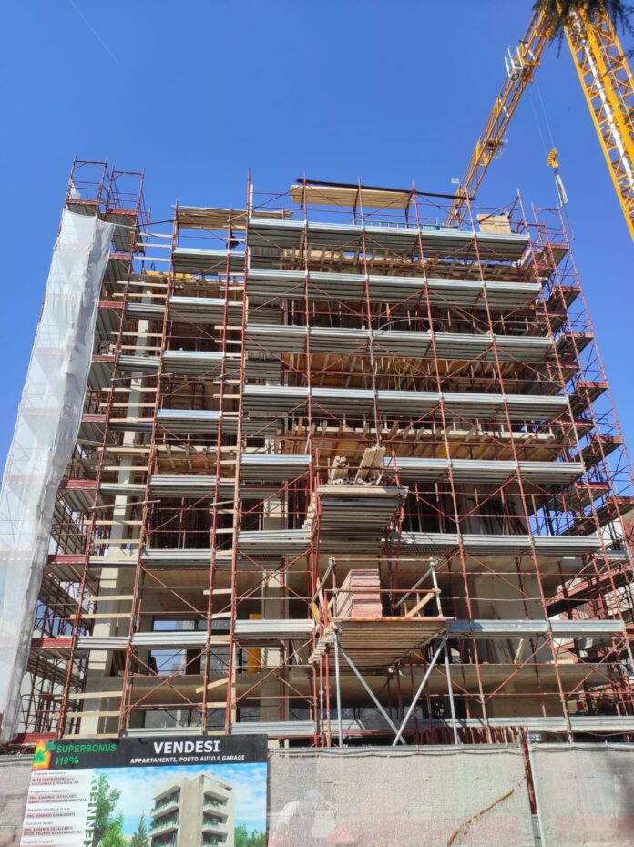 Foto di un cantiere