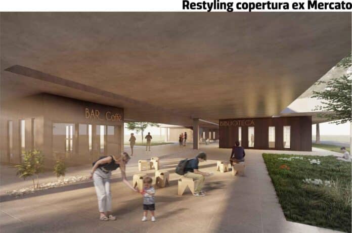 Foto del progetto di riqualificazione di Santa Rita