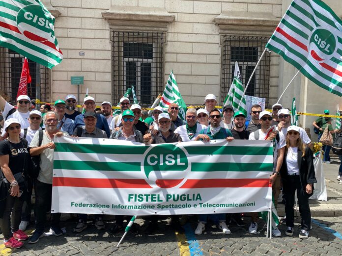 Foto della Fistel Cisl a Roma