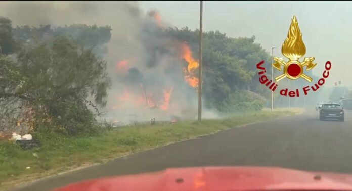 Foto degli incendi