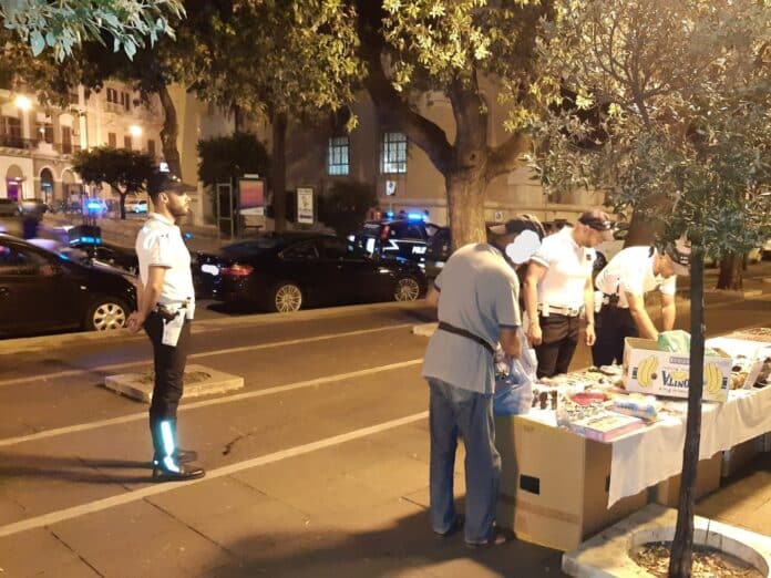 Foto dei controlli della Polizia Locale