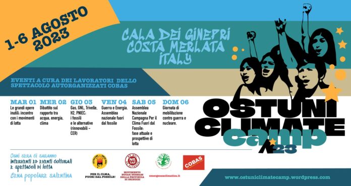 Locandina dell'evento Ostuni Climate Camp