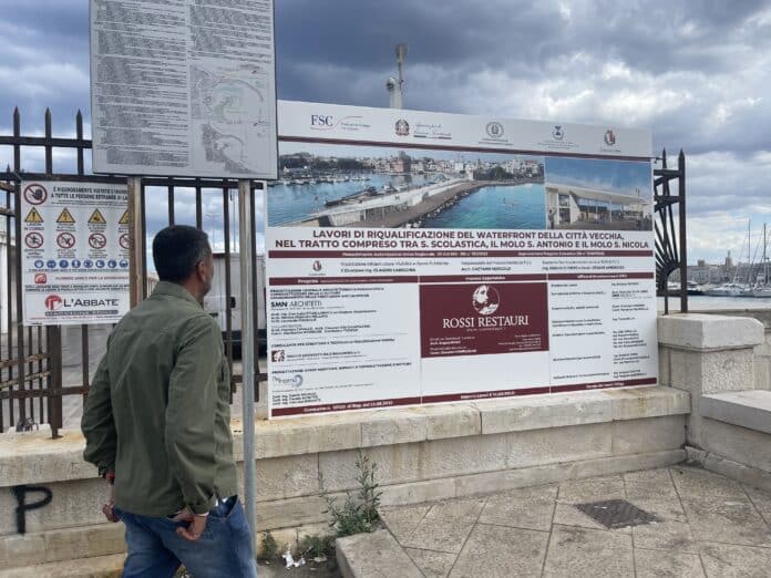 Foto del cantiere