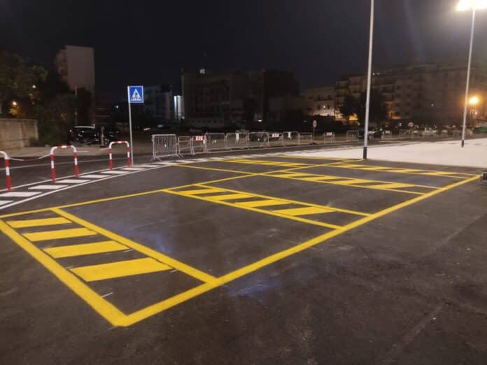 Foto della nuova area parcheggio