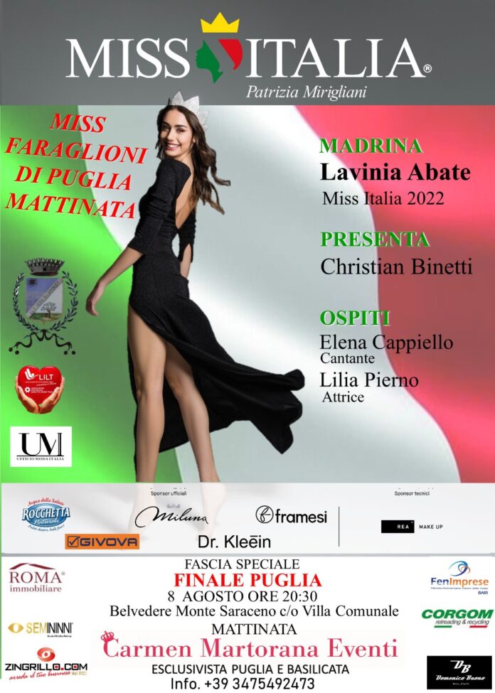 Locandina dell'evento Miss Italia Mattinata