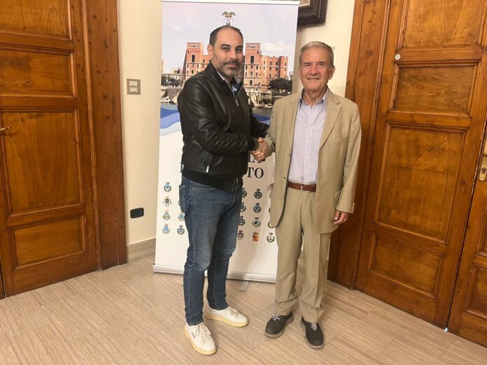 Melucci con il sen. Battafarano
