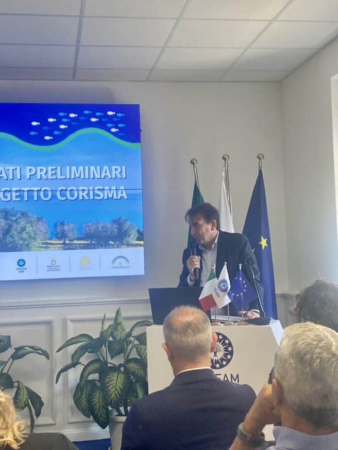 Foto del sindaco Francesco Bruni a Tricase