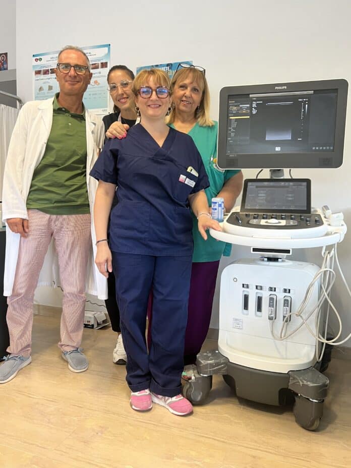 Foto dell'equipe dell'ambulatorio Vulnologia
