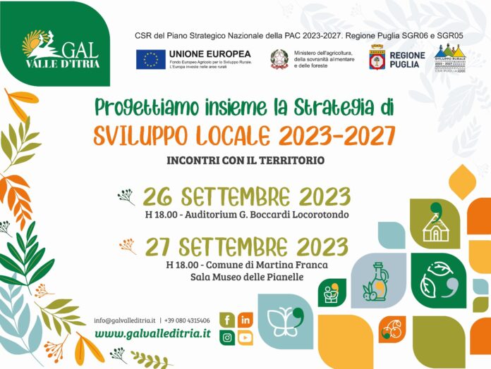 Locandina dell'evento strategia di sviluppo locale