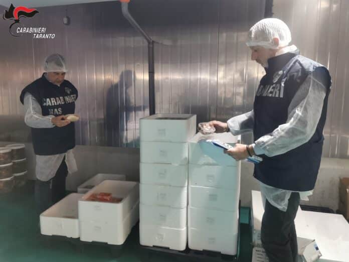 Il pesce sequestrato