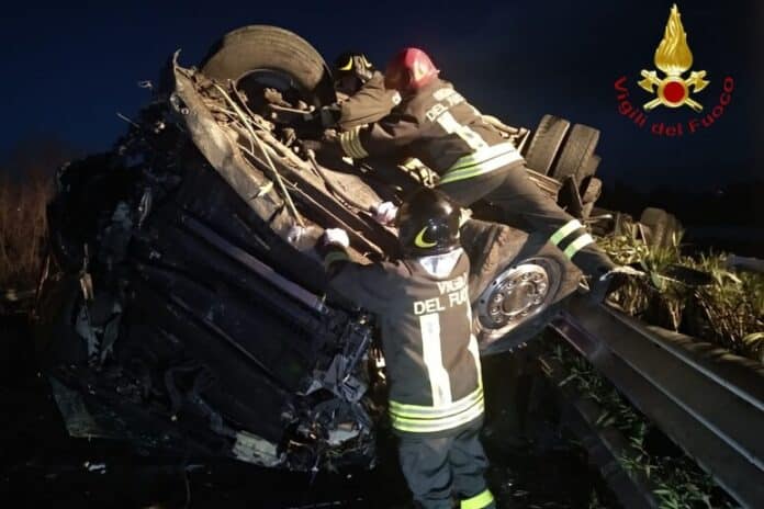 Foto dell'incidente