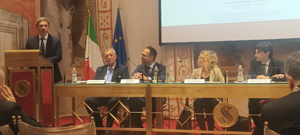 Foto della presentazione dell'intergruppo parlamentare