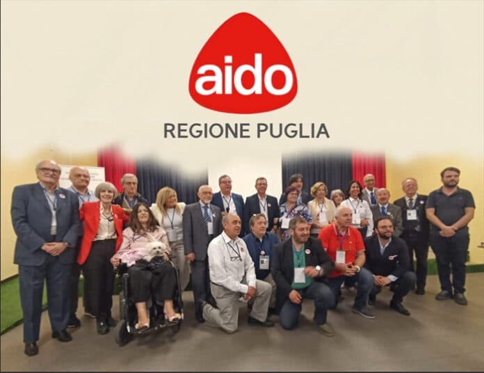 Foto del nuovo direttivo AIDO Puglia