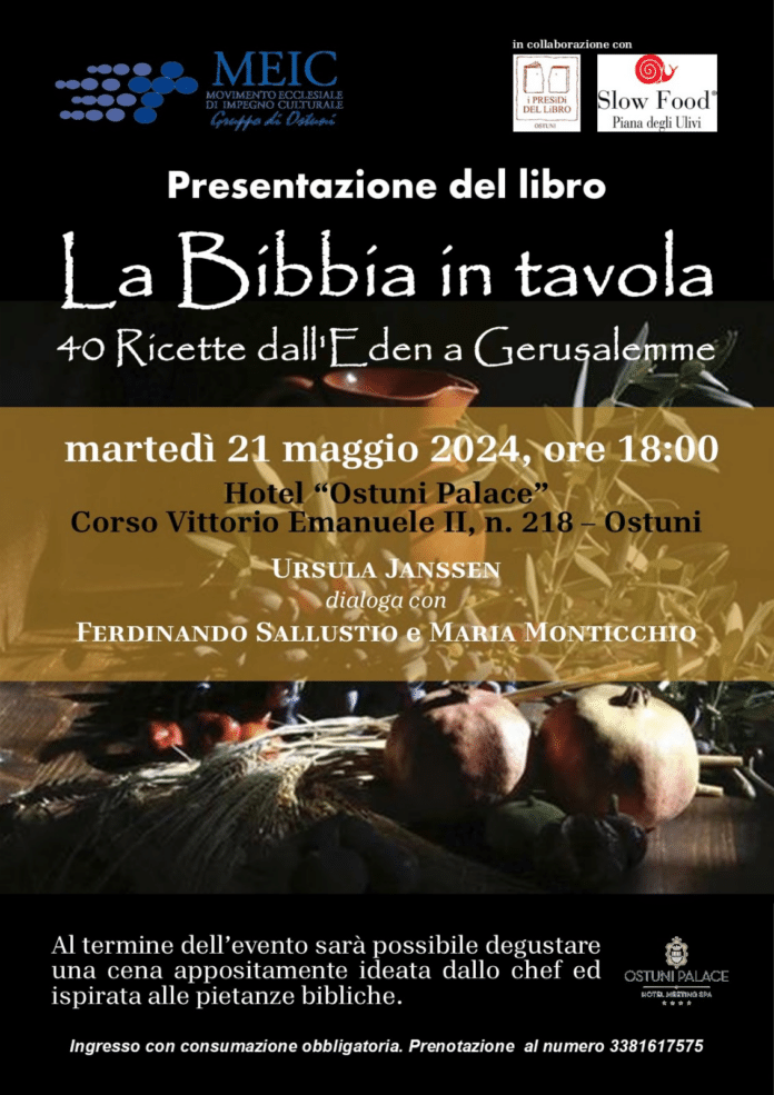 Locandina dell'evento La Bibbia in tavola