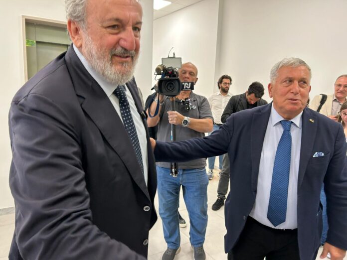 Michele Emiliano e Gennaro Sicolo
