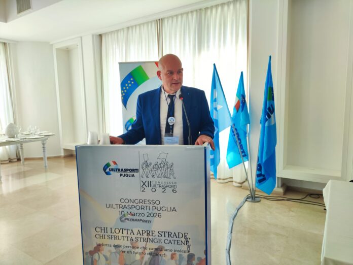Foto segretario generale Uiltrasporti Puglia Mino Greco
